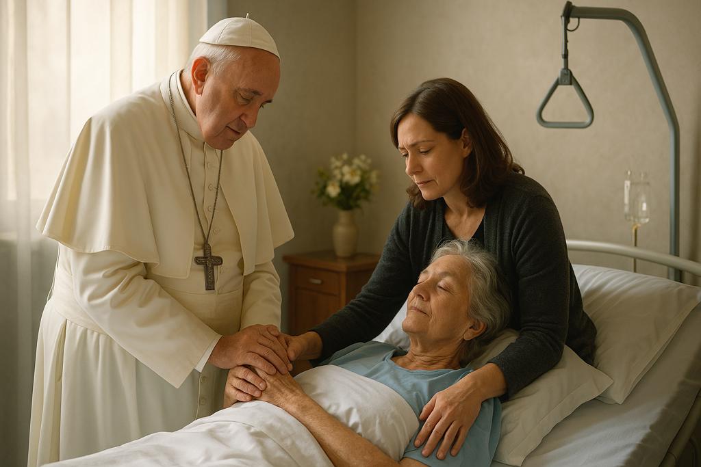 Preghiera di Invocazione a Papa Francesco per i Malati